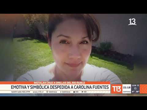 Emotiva y simbólica despedida a Carolina Fuentes