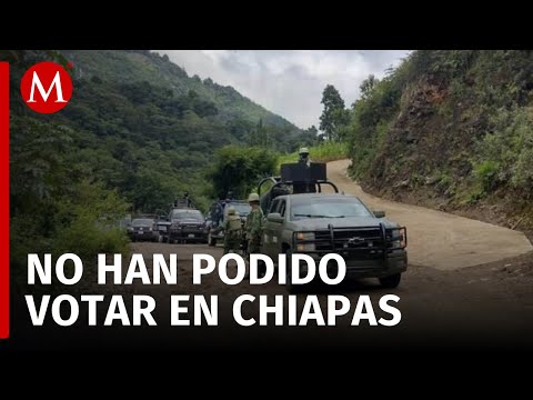 Crisis de inseguridad retrasa elecciones municipales en Chiapas