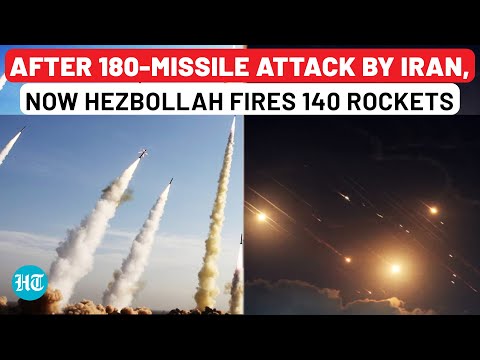 Israel Under Attack As Hezbollah Fires 140 Rockets After 180-Missile Blitz By Iran; North Burns