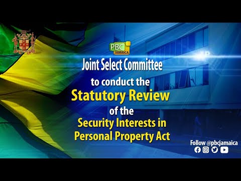Joint Select Committee || The Security Interests in Personal Property Act, 2013 || April 25, 2024