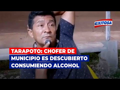 Tarapoto: Chofer de municipio es descubierto consumiendo alcohol