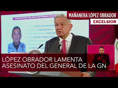 López Obrador lamenta asesinato de coordinador de la GN en Zacatecas