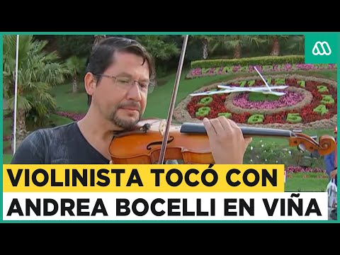 Violinista que tocó con Andrea Bocelli interpreta canciones en Mucho Gusto