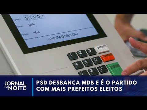 PSD é o partido com mais prefeituras conquistadas no primeiro turno