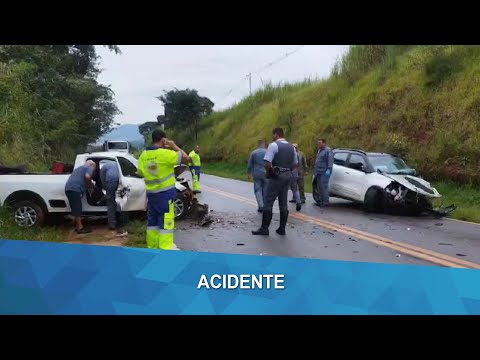 Colisão frontal deixa quatro feridos na estrada São José / Tapiratiba