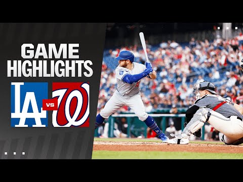 Dodgers vs. Nationals Game Highlights (4/23/24) | MLB Highlights