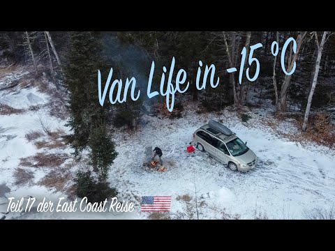 Mein Weihnachten im Van - Van Life in -15 °C | Teil 17 der East Coast Reise