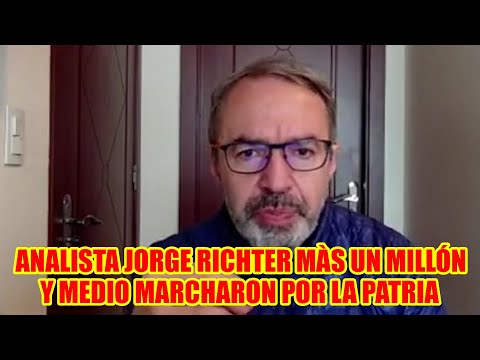 JORGE RICHTER MARCHA FUE LA MÀS IMPORTANTE DE LOS ÚLTIMOS TIEMPOS DE BOLIVIA...