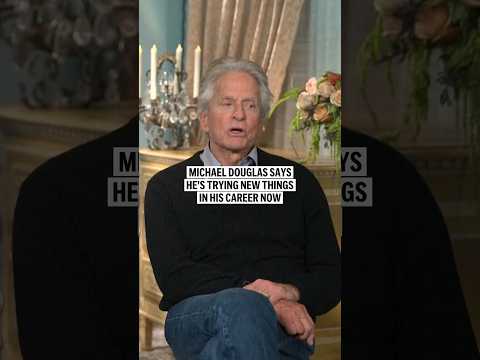 Michael Douglas says he’s trying new things in his career now
