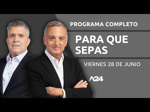 #ParaQueSepas l PROGRAMA COMPLETO 28/06/2024