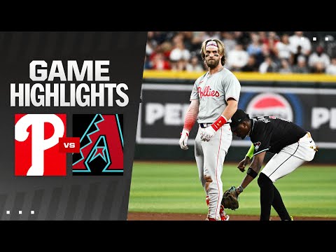 Phillies vs. D-backs Game Highlights (8/8/24) | MLB Highlights