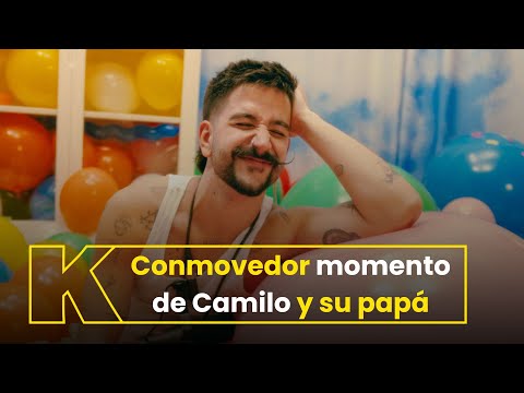 El conmovedor momento de Camilo Echeverry y su papá en un camerino