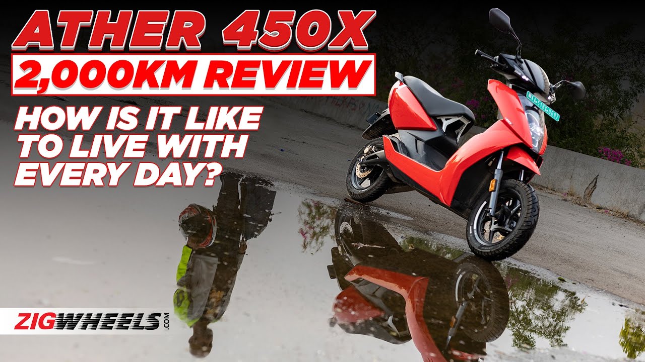 2,000km report - Ather 450X Electric Scooter Long Term Review Video - 5 Likes & 3 Dislikes