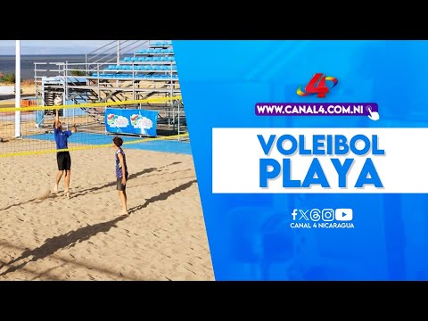 Inauguración del año deportivo en la academia de voleibol playa de la Alcaldía de Managua