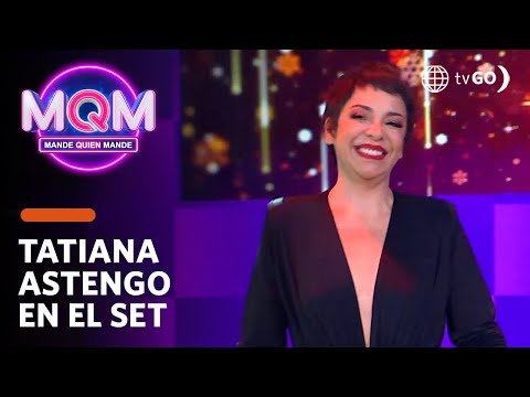 Mande Quien Mande: Tatiana Astengo sorprende en el set (HOY)