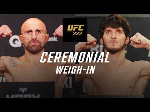 UFC 333: 공식 계체