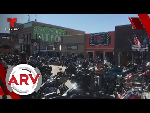 Centenares de motociclistas participan en rally a pesar de la pandemia | Al Rojo Vivo | Telemundo
