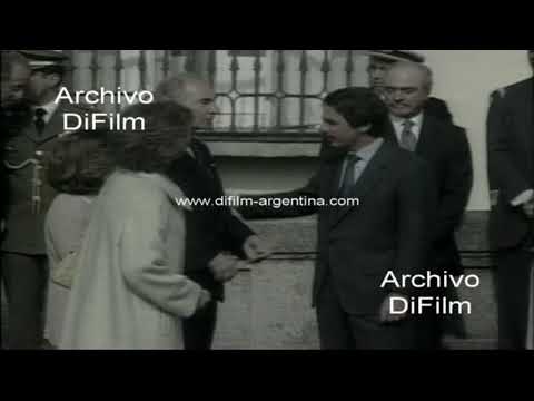 Fernando de la Rua visita España - Jose Maria Aznar 2000