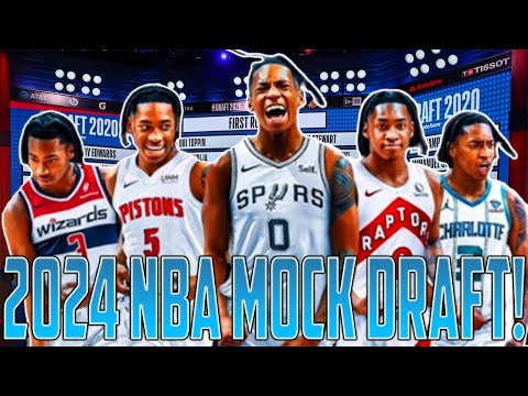 CHB'S 2024 NBA MOCK DRAFT TOP 10 PICKS!!!