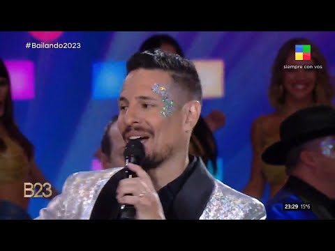 Rodrigo Tapari cantó en vivo en la pista del Bailando 2023