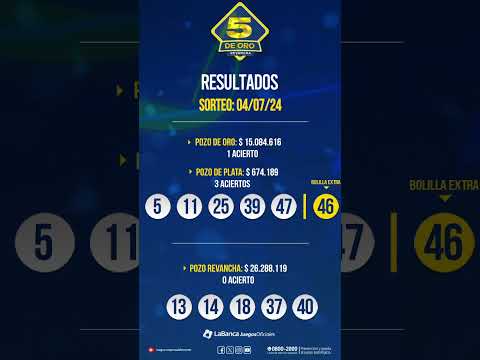 Resultados 5 de Oro - 04/07/2024