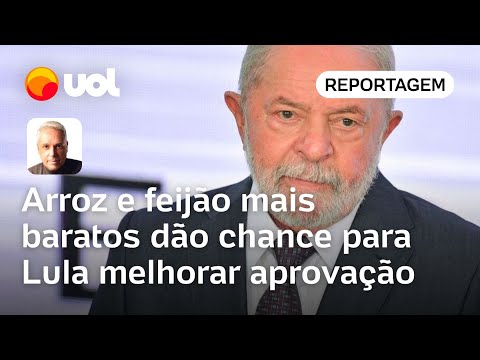 Arroz e feijão mais baratos dão chance para Lula melhorar aprovação, diz Toledo