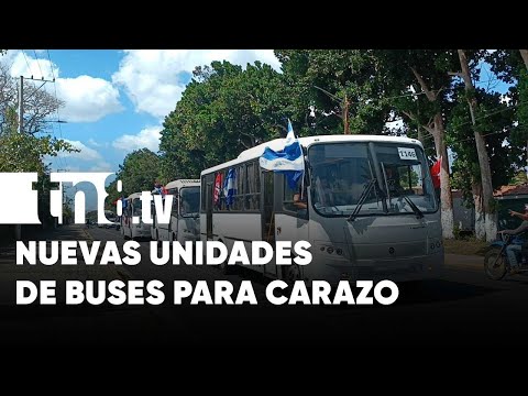5 unidades de buses nuevas estrenarán en Carazo - Nicaragua