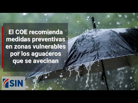 El COE recomienda medidas preventivas en zonas vulnerables por los aguaceros que se avecinan