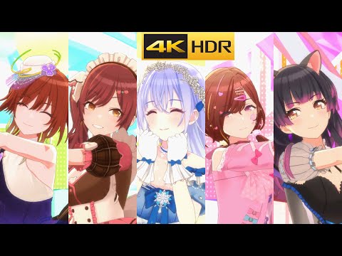 4K HDR「C'mon Join Us」(羽那・甘奈・円香・冬優子・美琴SSR)【シャニソン/Song for Prism MV】