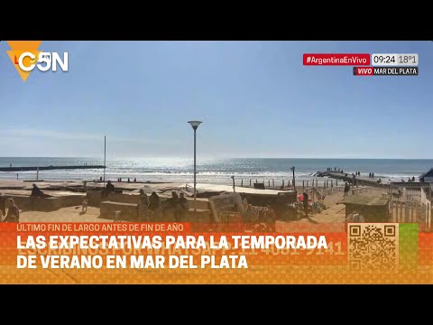 Las EXPECTATIVAS para la TEMPORADA DE VERANO en MAR DEL PLATA