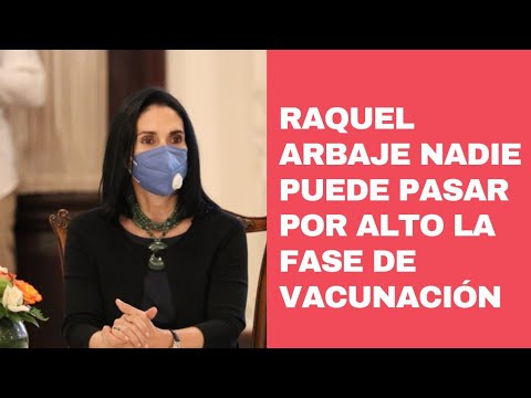 Raquel Arbaje dice que Todas las personas debemos vacunarnos en la fase que nos corresponde