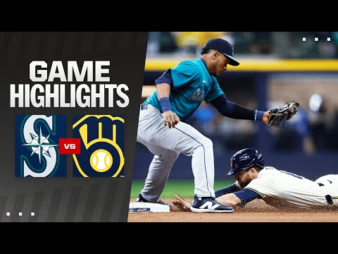 Mariners vs. Brewers Game Highlights (4/7/24) | MLB Highlights