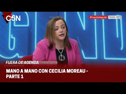 CECILIA MOREAU, en FUERA DE AGENDA: ¨Me ANGUSTIA que en DEMOCRACIA se hable de EXTERMINAR¨