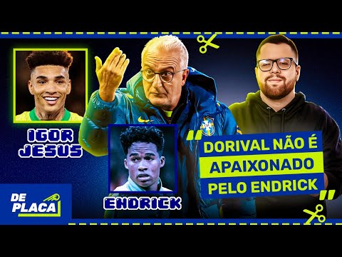 DORIVAL ERRADO? PRA MIM É CLARO QUE NA AUSÊNCIA DO VINÍCIUS JUNIOR O ENDRICK TEM QUE SER O TITULAR