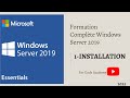 01-Windows Server 2019  Installation Windows Server avec la Bonne Mйthode en 2024  DADE ACADEMY