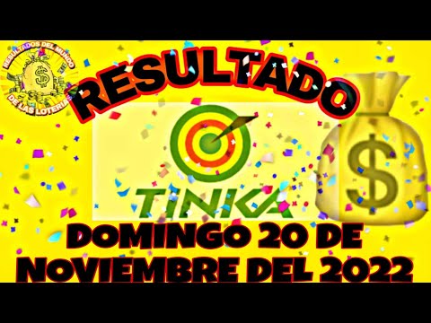 RESULTADOS TINKA DEL DOMINGO 20 DE NOVIEMBRE DEL 2022/ S/2,714,832LOTERÍA DE PERÚ