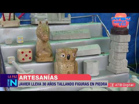 Invitación a la Feria de la Alasita: 30 años de artesanía tallada en piedra por Javier Sanchez