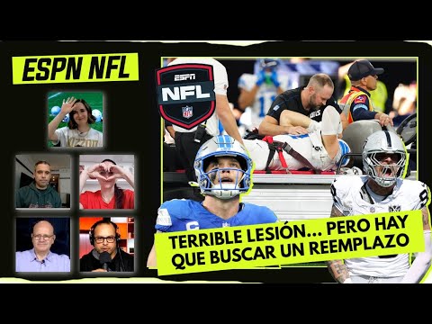 Aidan Hutchinson SUFRIÓ TERRIBLE LESIÓN en LIONS vs COWBOYS. Deben ir por Maxx Crosby | ESPN NFL