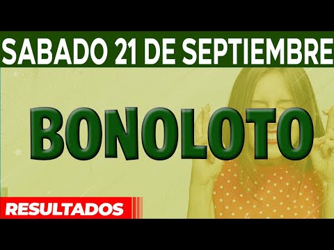 Resultado del sorteo Bonoloto del Sábado 21 de Septiembre del 2024.