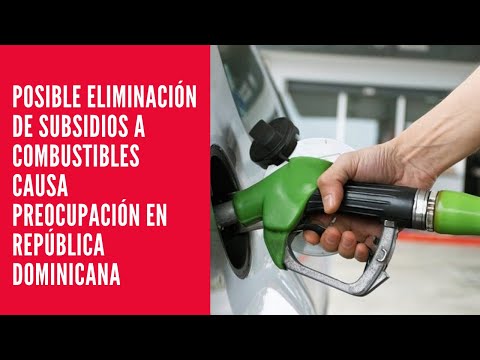 Posible eliminación de subsidios a combustibles causa preocupación en República Dominicana