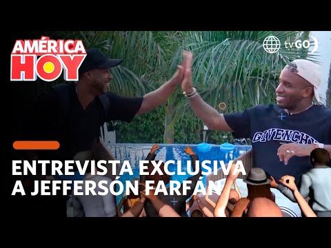 América Hoy: Entrevista exclusiva con Jefferson Farfán (HOY)
