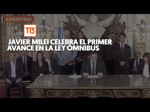 Ley Ómnibus: el primero triunfo de Milei en Argentina