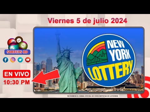 New York Lottery en vivo ?Viernes 5  de julio del 2024 - 10:30 PM #loteriasdominicanas