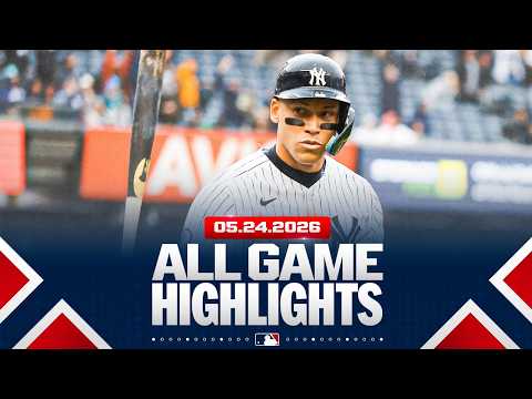 하이라이트 from ALL GAMES on 5/24 (Judge & 뉴욕 양키스, 마이애미 말린스, 볼티모어 오리올스 walk-off HRs, and MORE!)