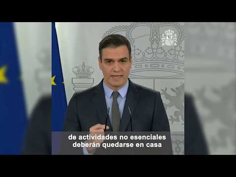 Gobierno de España decreta cuarentena total en el país por dos semanas