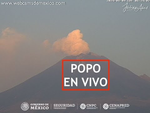 #POPOCATÉPETL | Actividad del #Volcán #EnVivo