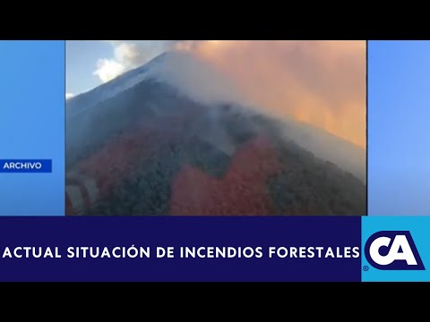 Esta es la situación actual de los incendios forestales según CONRED