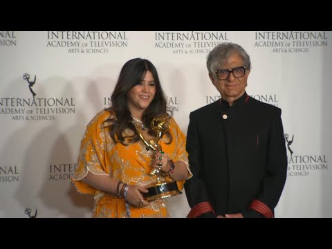 Karla Souza, Ektaa R. Kapoor, Katharina Eyssen talk International Emmy wins backstage