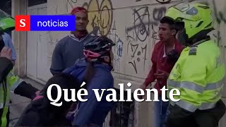 Venezolano arriesgó su vida para evitar robo en Bogotá | Semana Tv