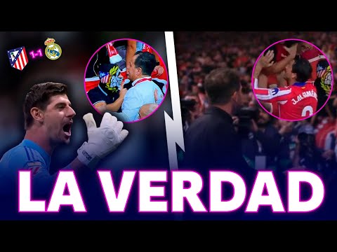 ESCANDALOSO FINAL entre ATLETICO y REAL MADRID - la HISTORIA COMPLETA (BURLA de COURTOIS)